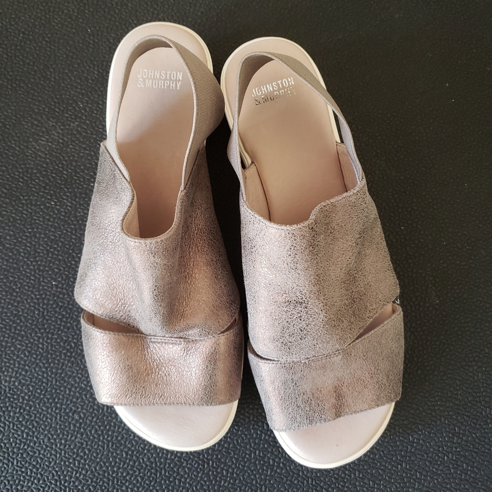 Johnston & Murphy Platform Sandals